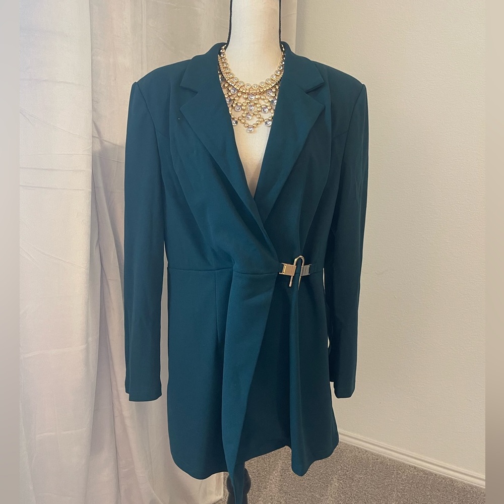 Women long blazer dress